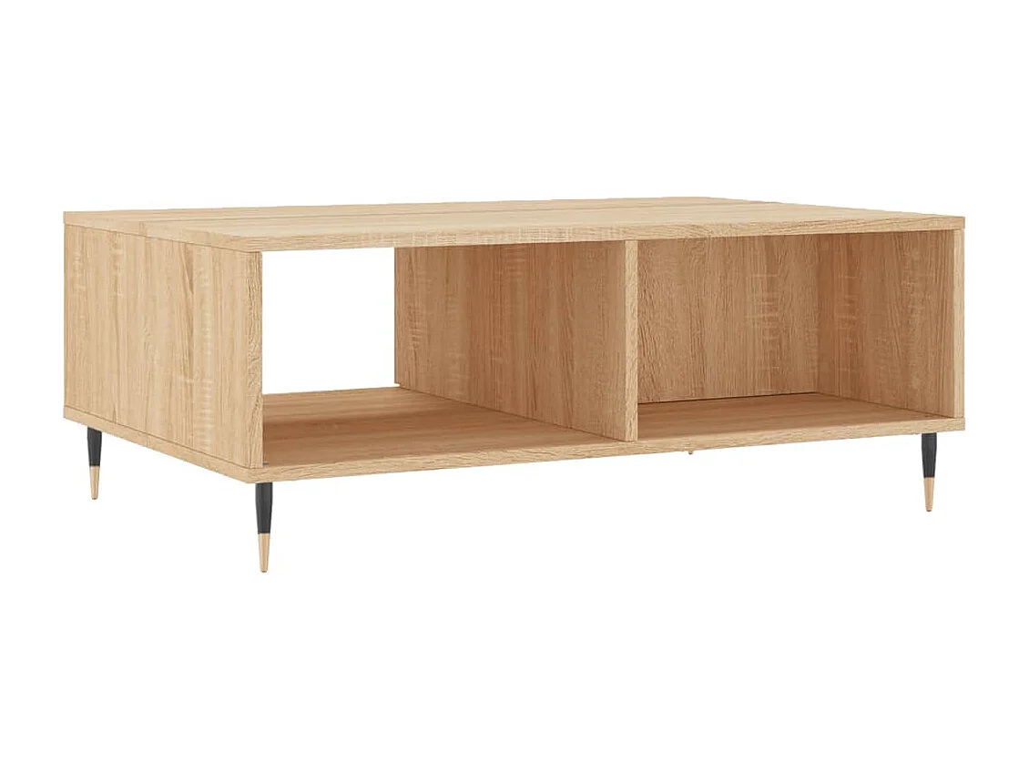 Tavolino da Salotto Rovere Sonoma 90x60x35 cm Legno Multistrato