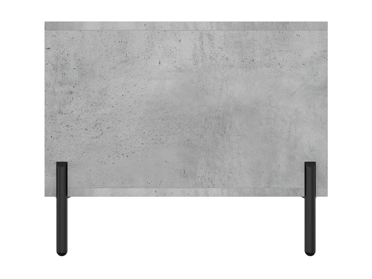 Table basse gris béton 102x50x40 cm bois d'ingénierie