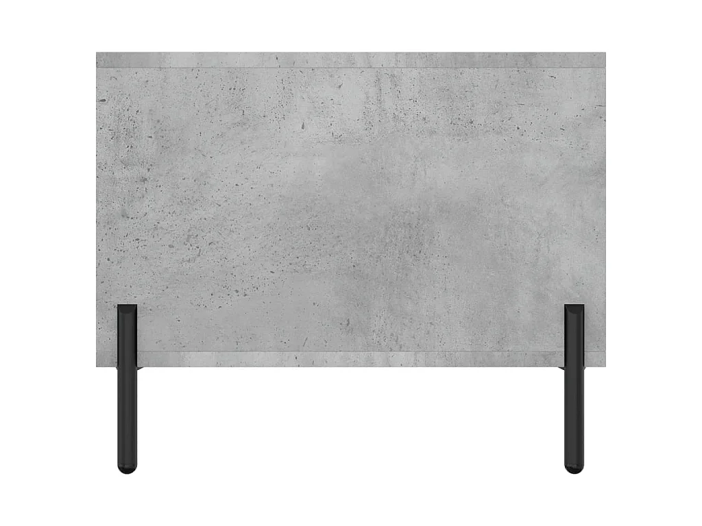 Table basse gris béton 102x50x40 cm bois d'ingénierie