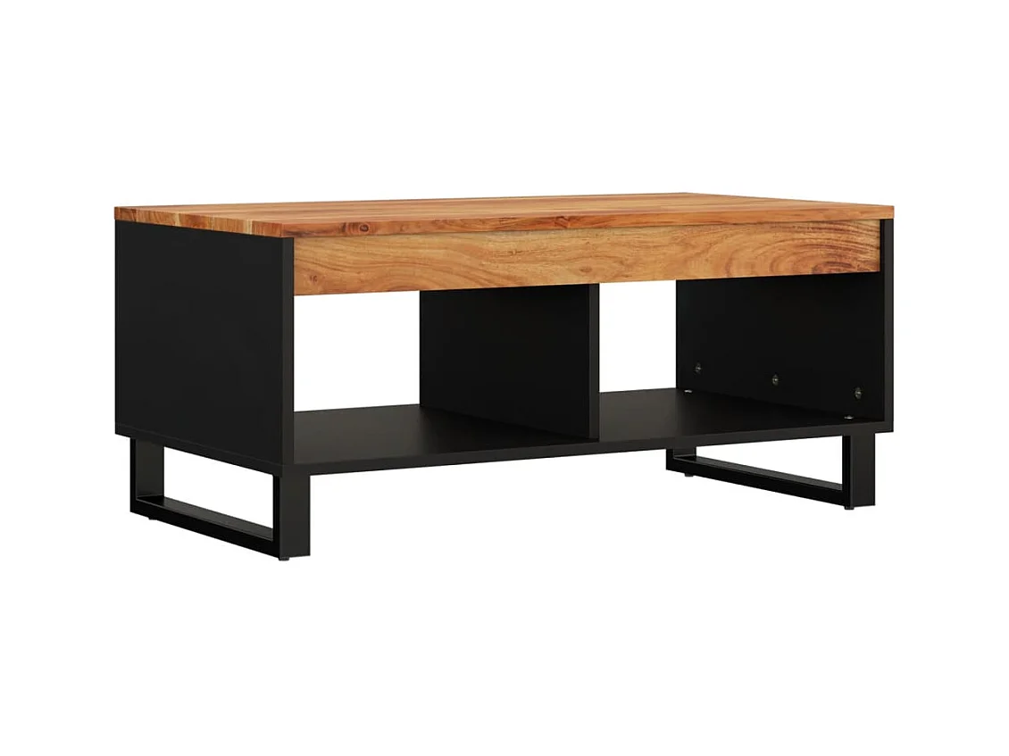 Table basse 90x50x40 cm bois d'acacia massif