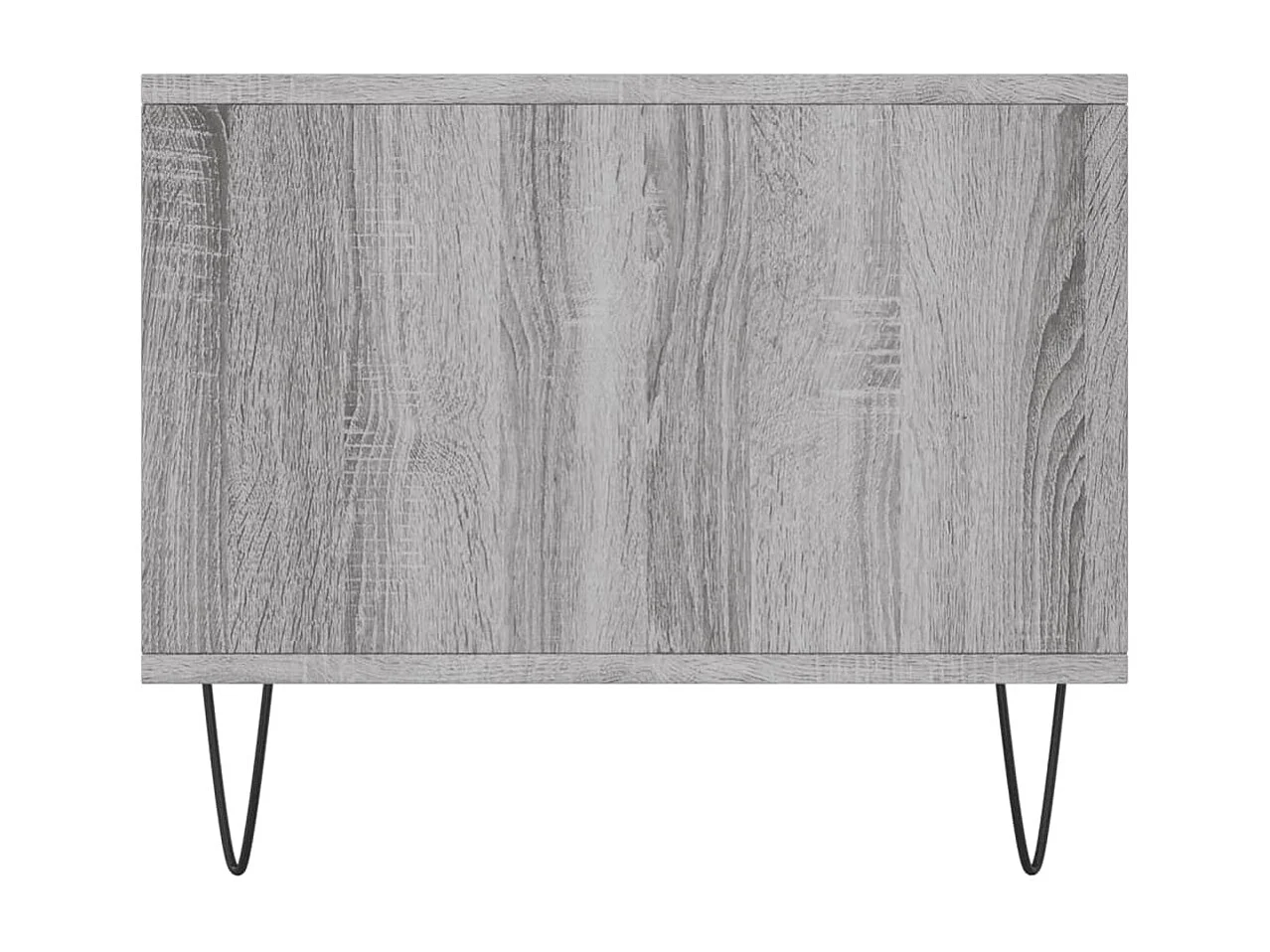 Salontafel 90x50x40 cm bewerkt hout grijs sonoma eikenkleurig