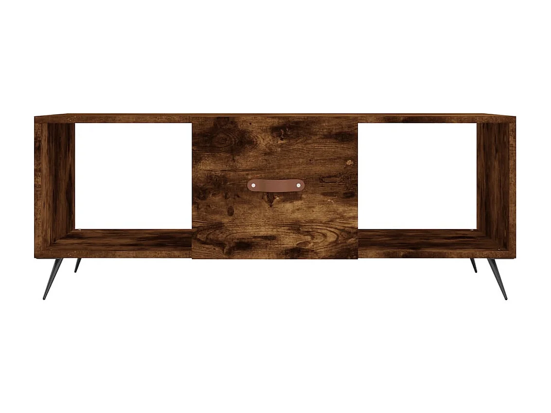 Mesa de centro 102x50x40 cm derivados madeira carvalho fumado