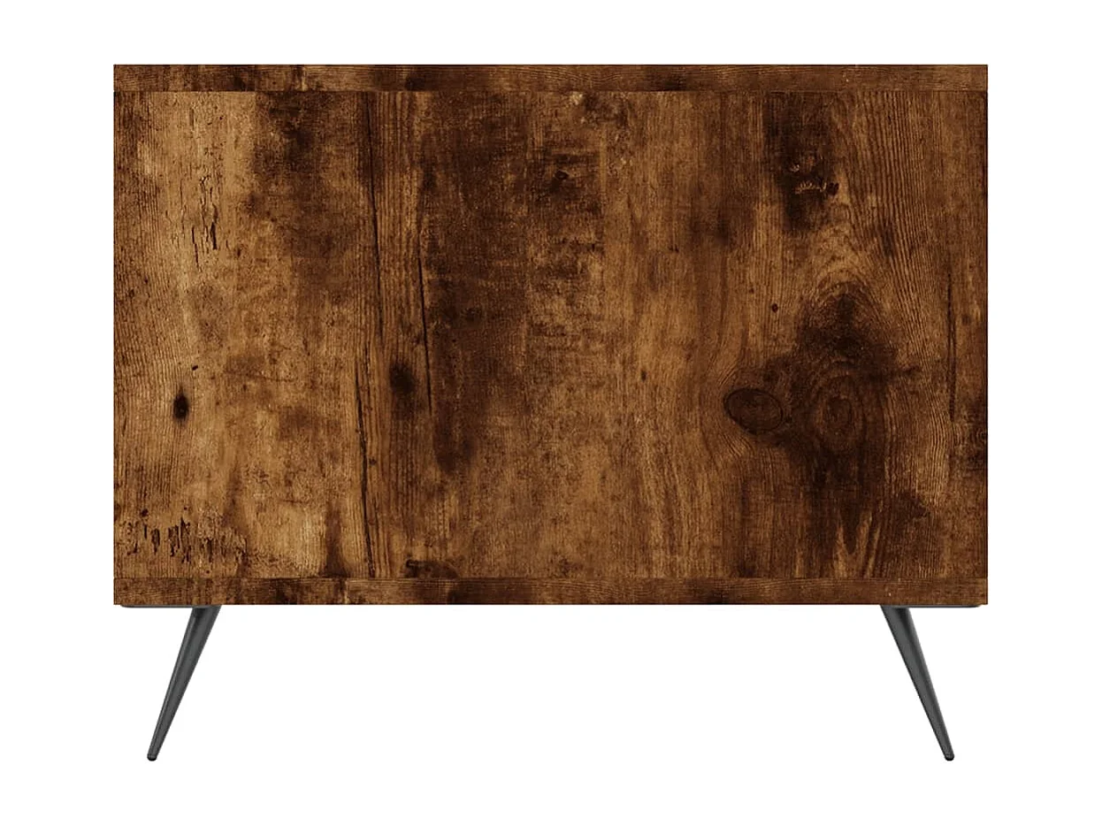 Mesa de centro 102x50x40 cm derivados madeira carvalho fumado