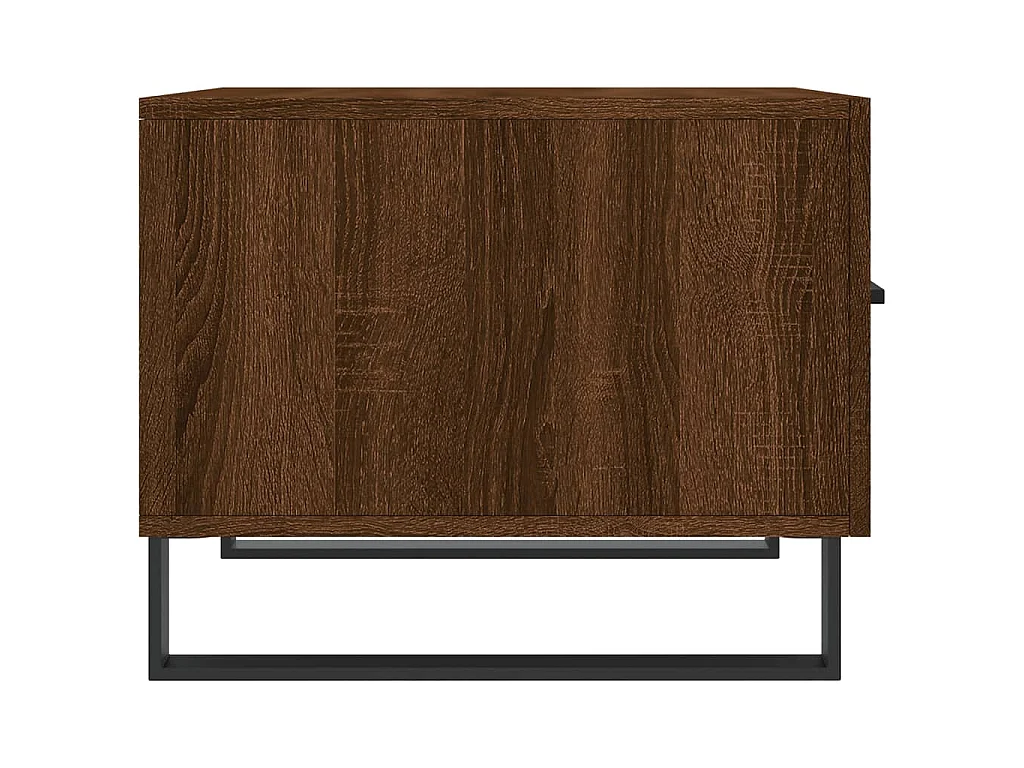 Tavolino da Salotto Rovere Marrone 50x50x40cm Legno Multistrato