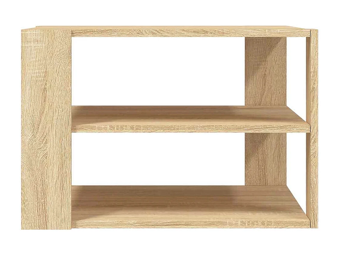 Table basse chêne sonoma 58x58x40 cm bois d'ingénierie