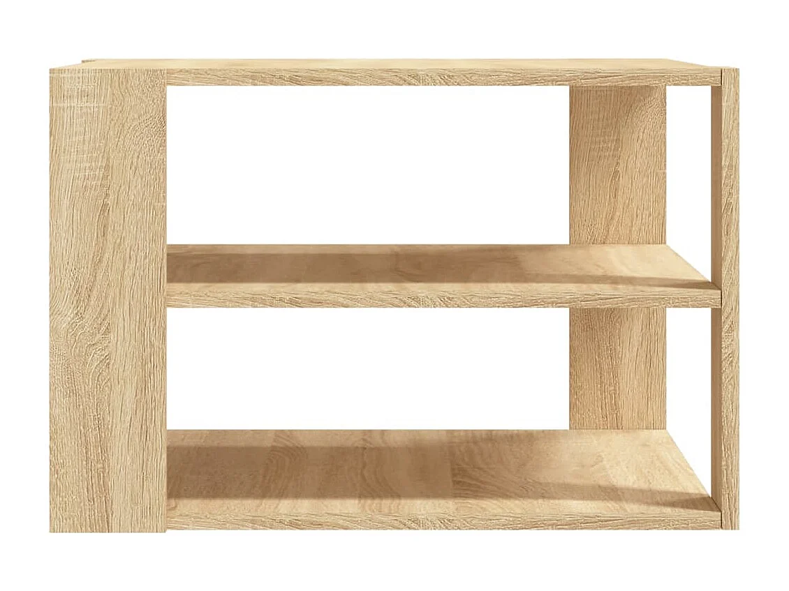 Table basse chêne sonoma 58x58x40 cm bois d'ingénierie