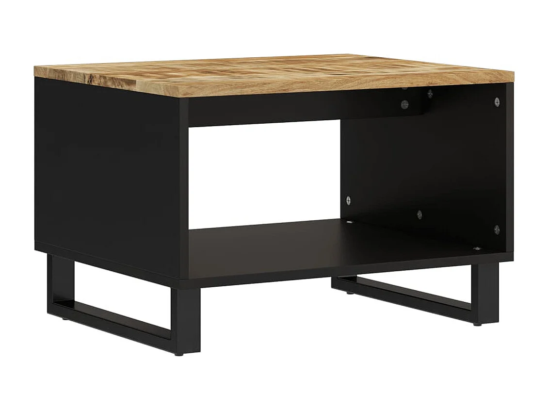 Mesa de centro 60x50x40 cm madeira de mangueira maciça