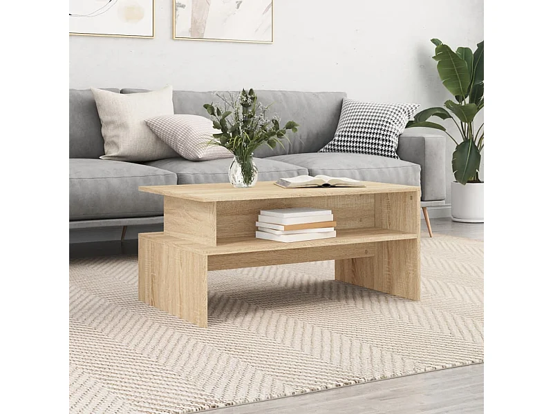 Couchtisch Sonoma-Eiche 90x55x42,5 cm Holzwerkstoff