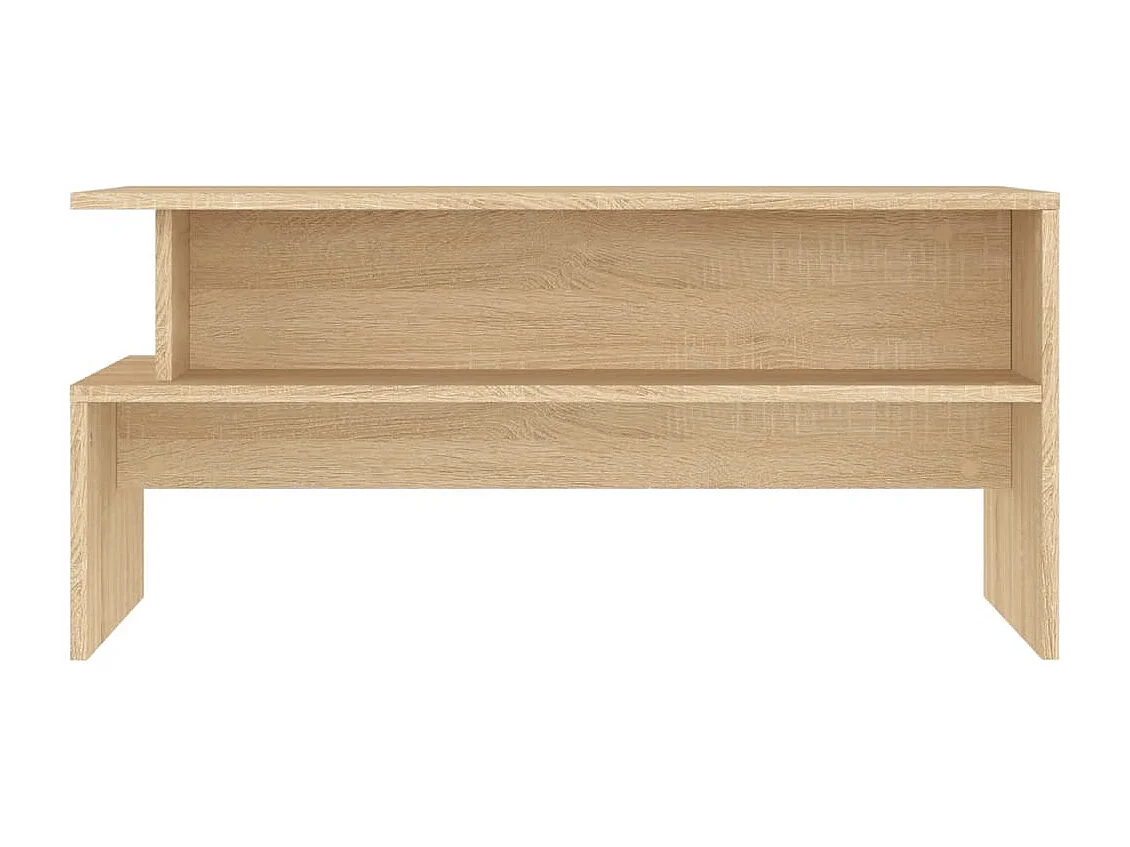 Table basse chêne sonoma 90x55x42,5 cm bois d'ingénierie