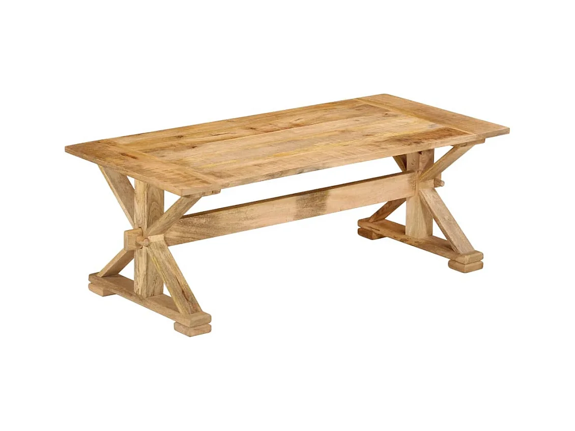 Table basse 110x52x40 cm bois de manguier massif