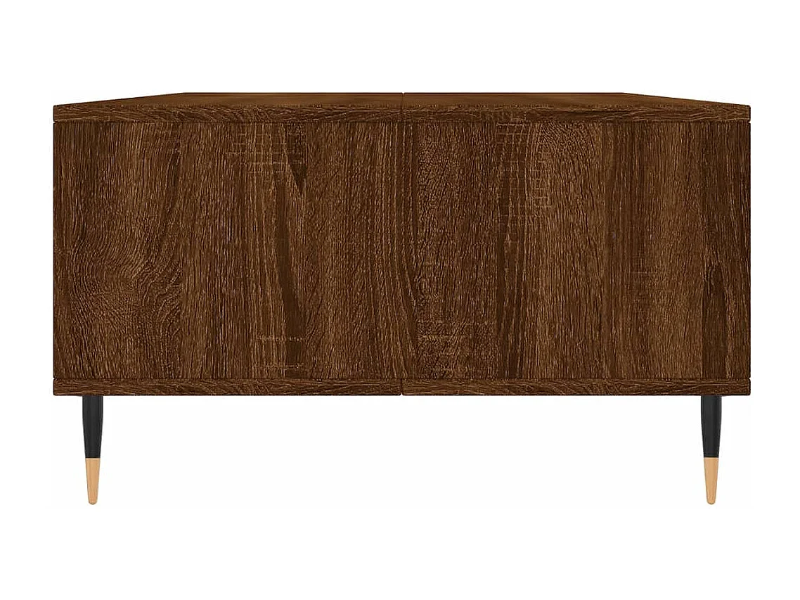 Mesa de centro 104x60x35 cm derivados madeira carvalho castanho