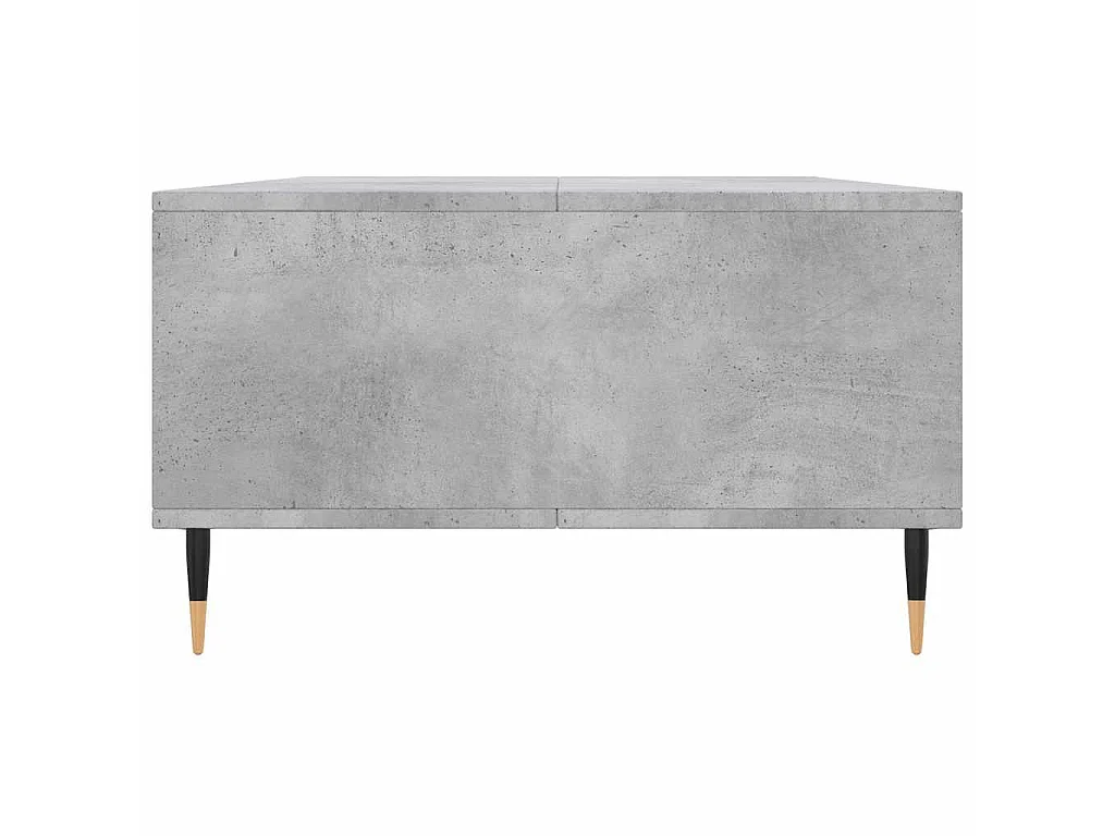 Table basse gris béton 104x60x35 cm bois d'ingénierie