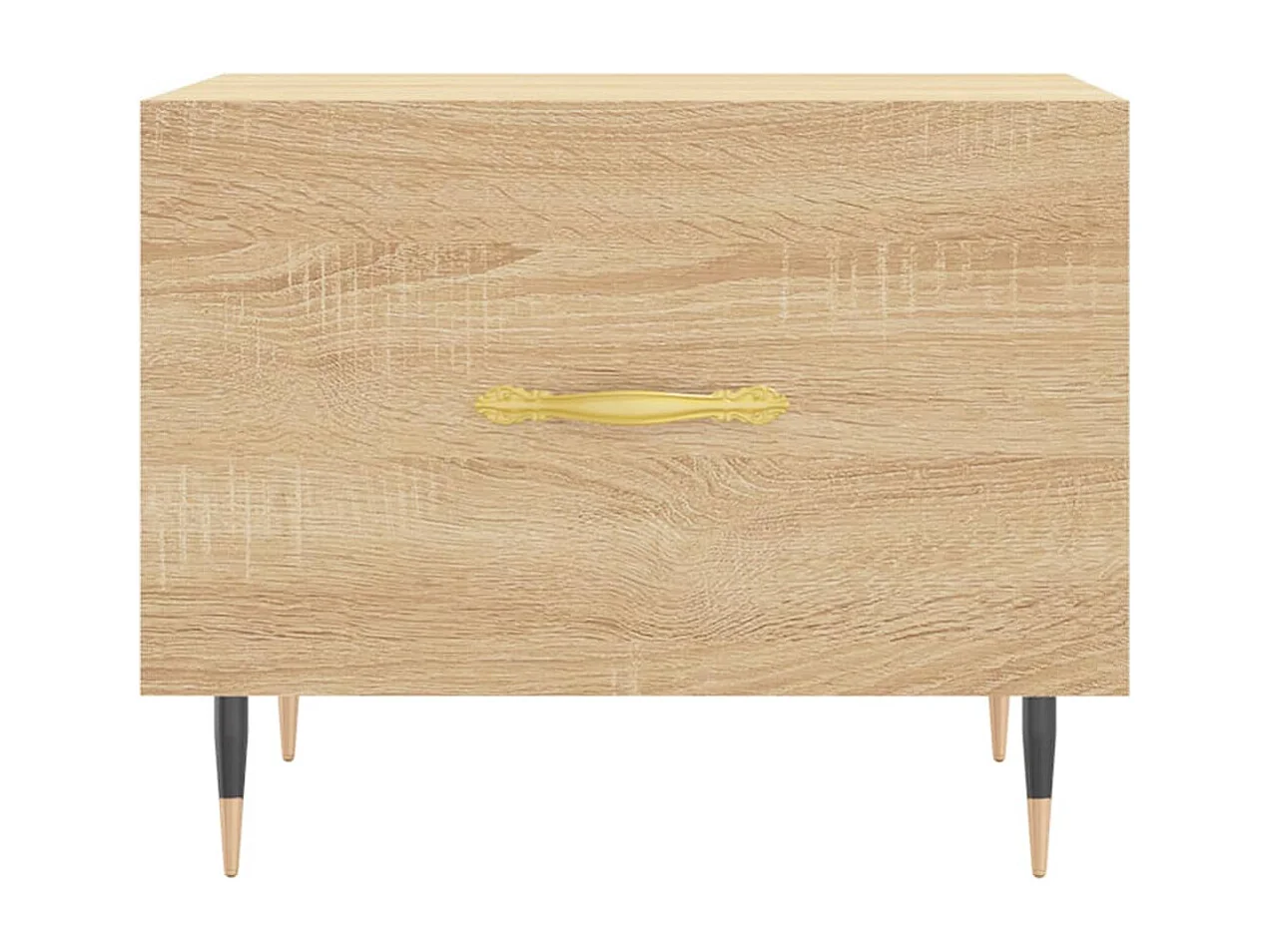 Mesa de centro madera contrachapada roble Sonoma 50x50x40 cm