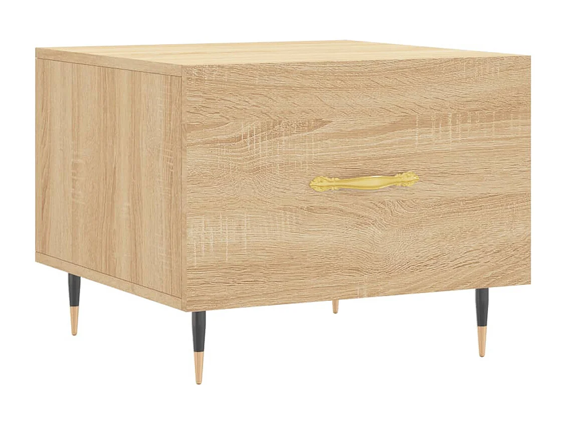 Couchtisch Sonoma-Eiche 50x50x40 cm Holzwerkstoff