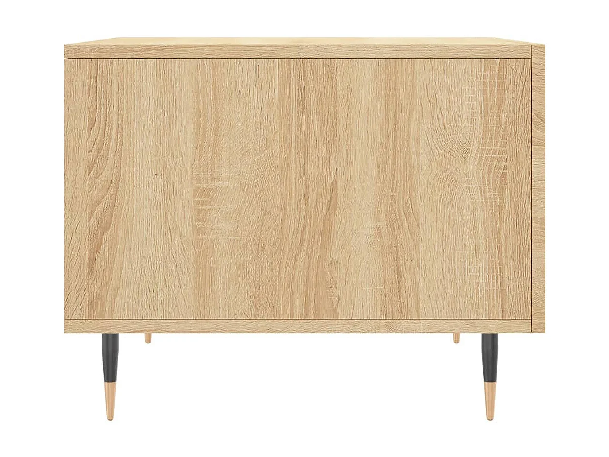 Couchtisch Sonoma-Eiche 50x50x40 cm Holzwerkstoff