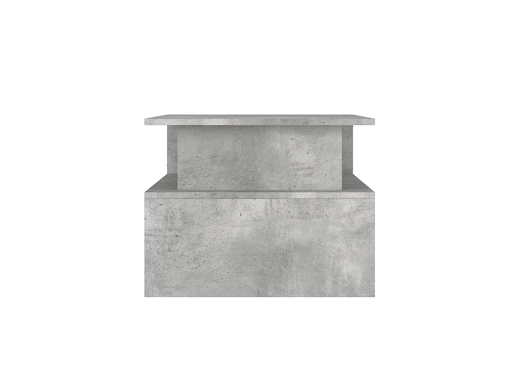 Mesa de centro 90x55x42,5 cm derivados de madeira cinza cimento