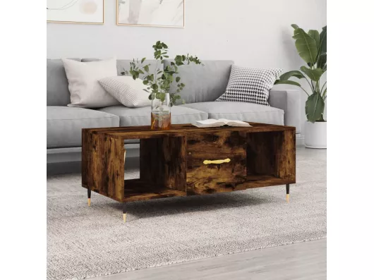 Kauf Unique Couchtisch Räuchereiche 102x50x40 cm Holzwerkstoff