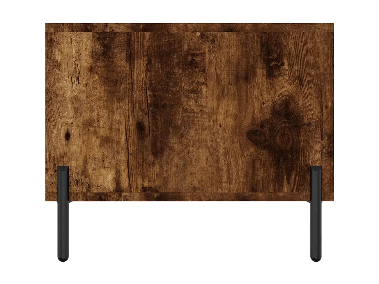 Tavolino da Salotto Rovere Fumo 102x50x40 cm Legno Multistrato