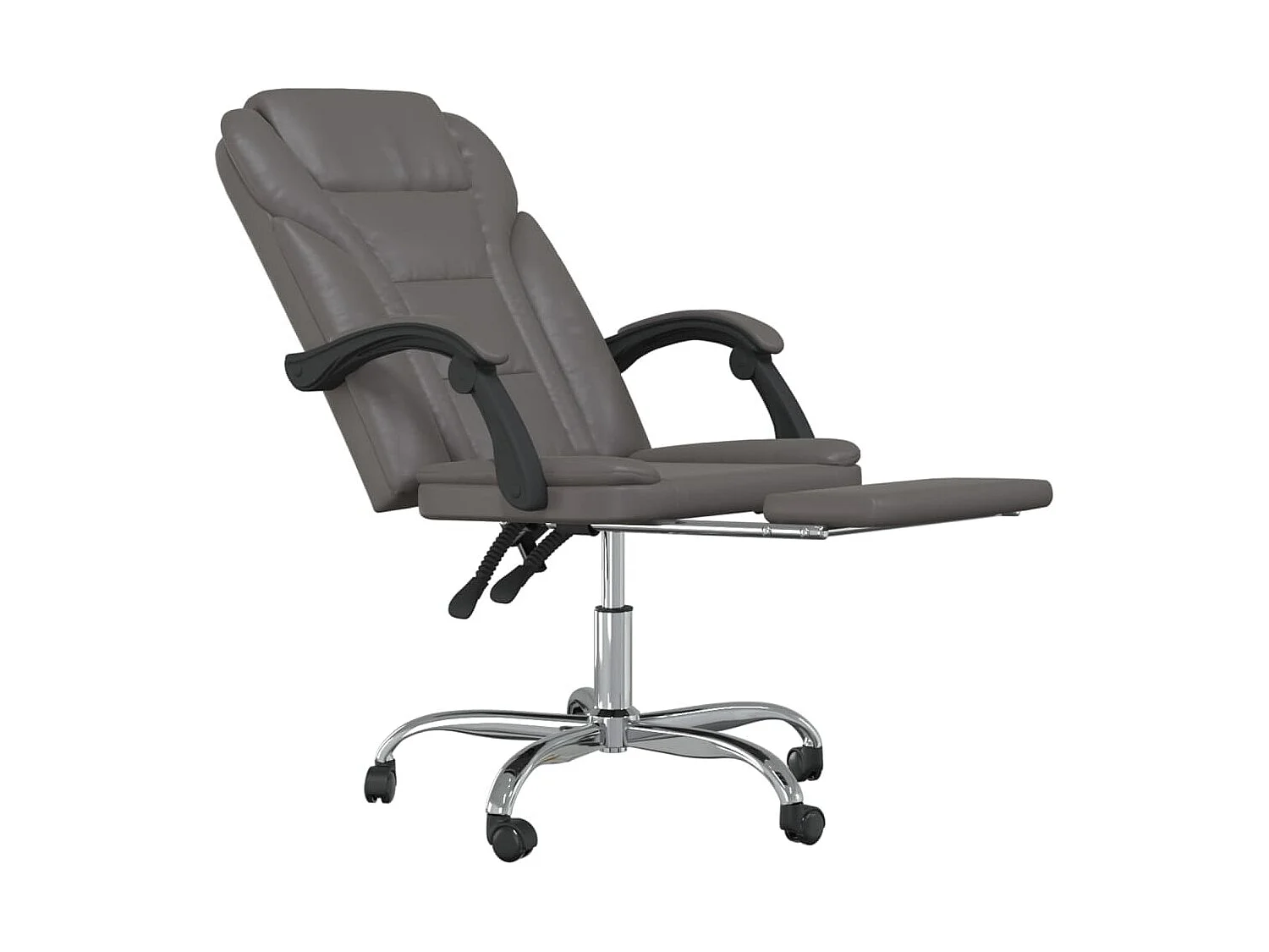 Fauteuil inclinable de bureau Gris Similicuir