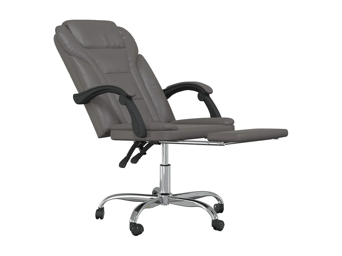 Fauteuil inclinable de bureau Gris Similicuir