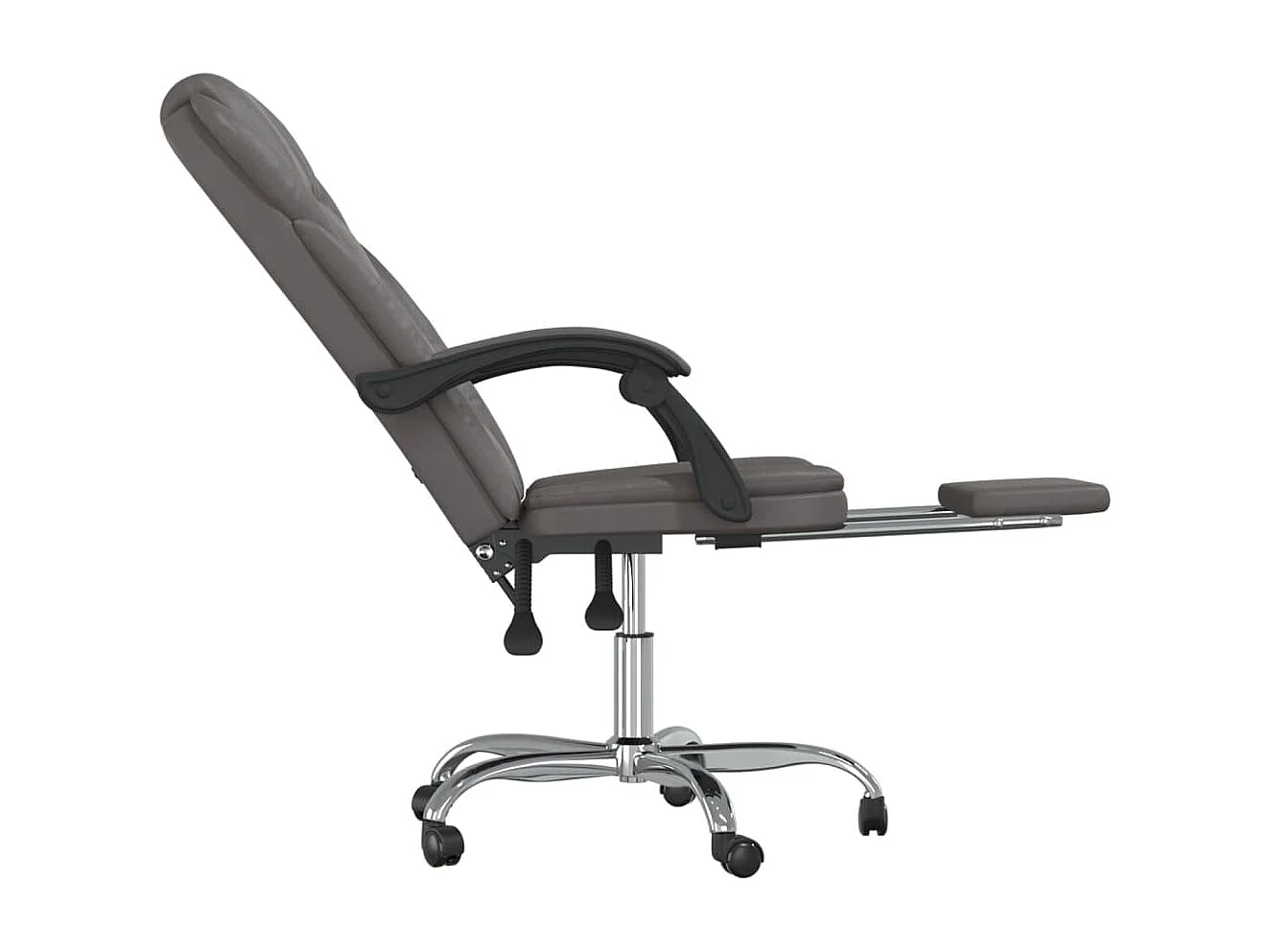 Fauteuil inclinable de bureau Gris Similicuir