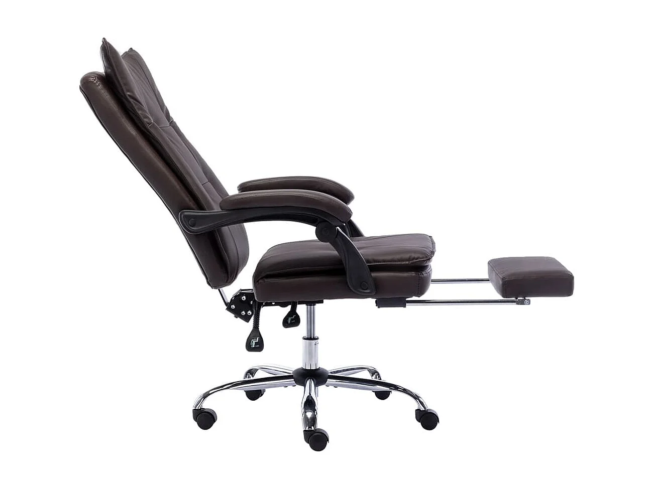 Chaise de bureau Marron Similicuir