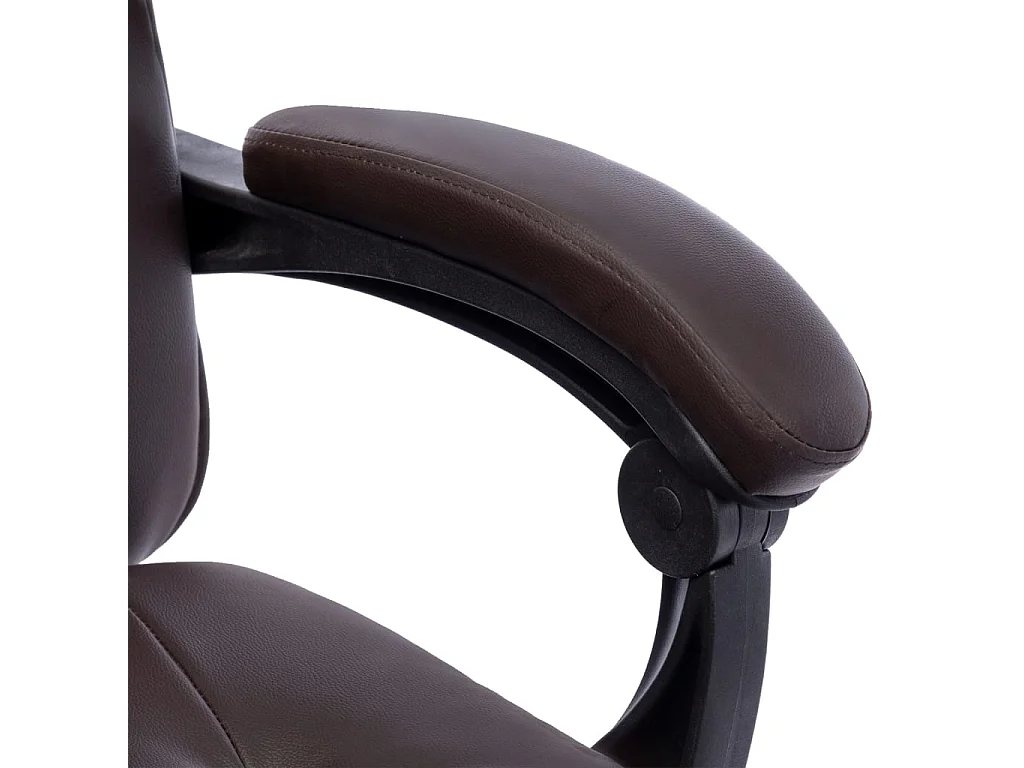 Chaise de bureau Marron Similicuir