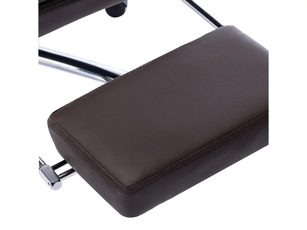 Chaise de bureau Marron Similicuir