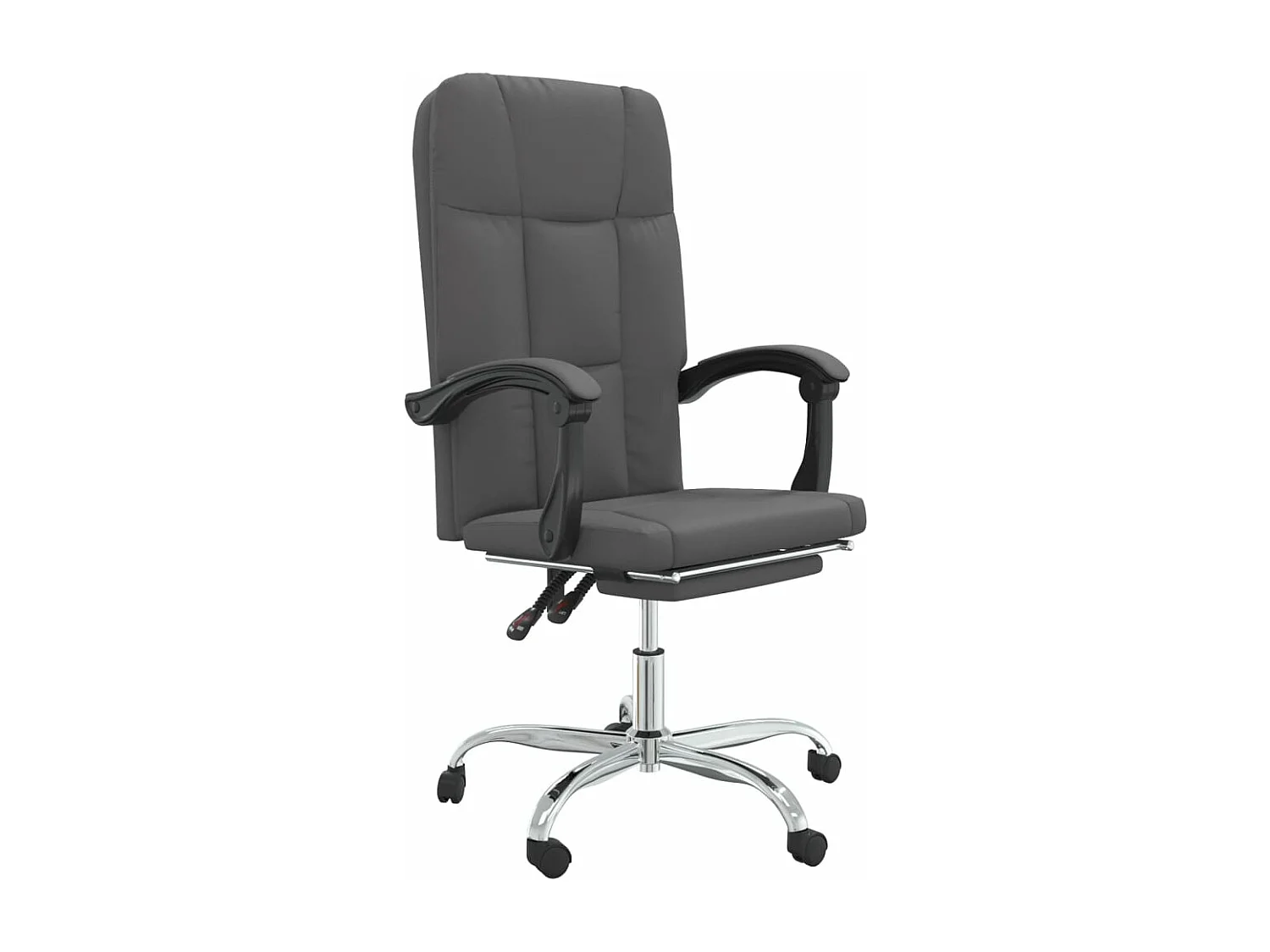Fauteuil inclinable de bureau Gris Similicuir