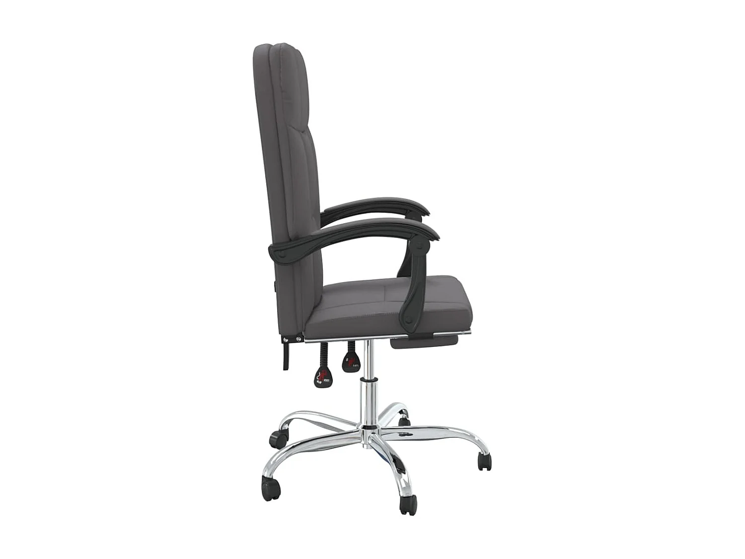 Fauteuil inclinable de bureau Gris Similicuir