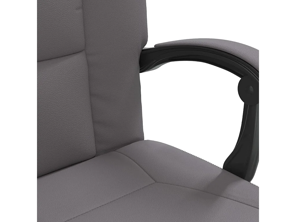 Fauteuil inclinable de bureau Gris Similicuir