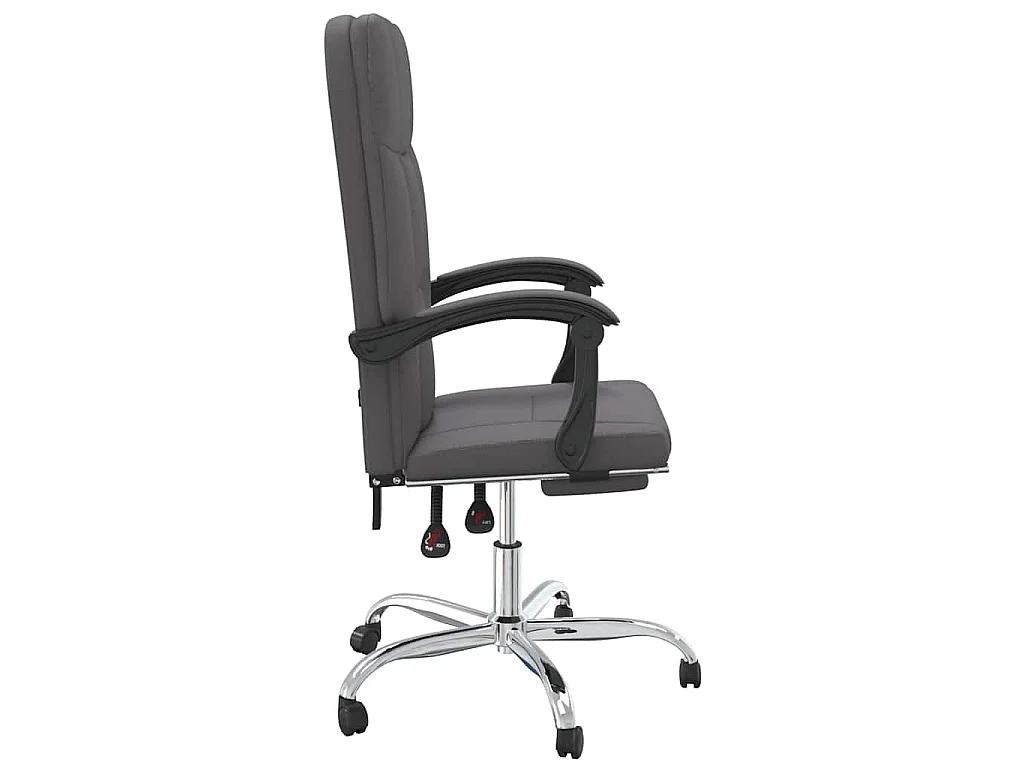 Fauteuil inclinable de bureau Gris Similicuir