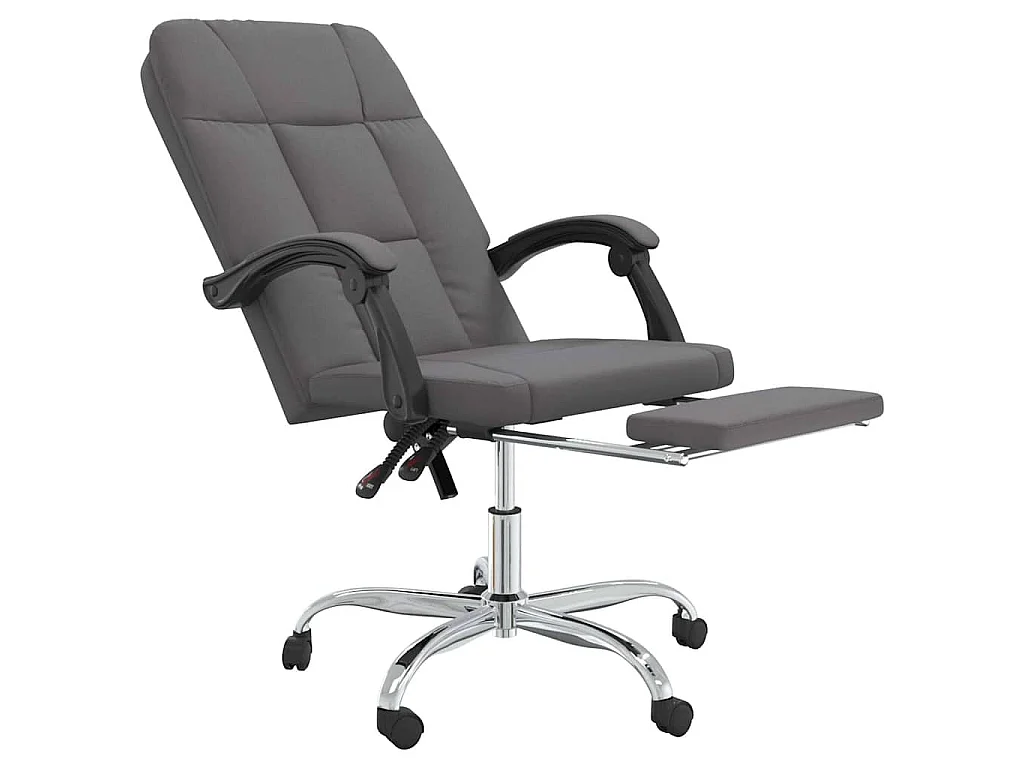 Fauteuil inclinable de bureau Gris Similicuir