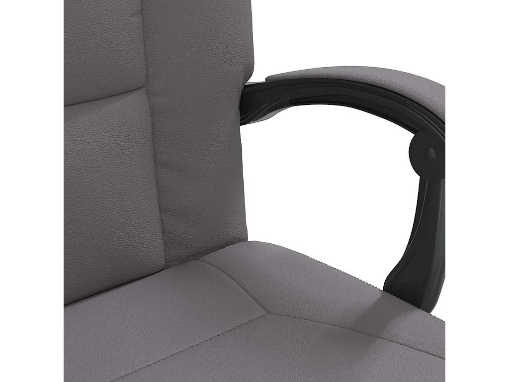 Fauteuil inclinable de bureau Gris Similicuir