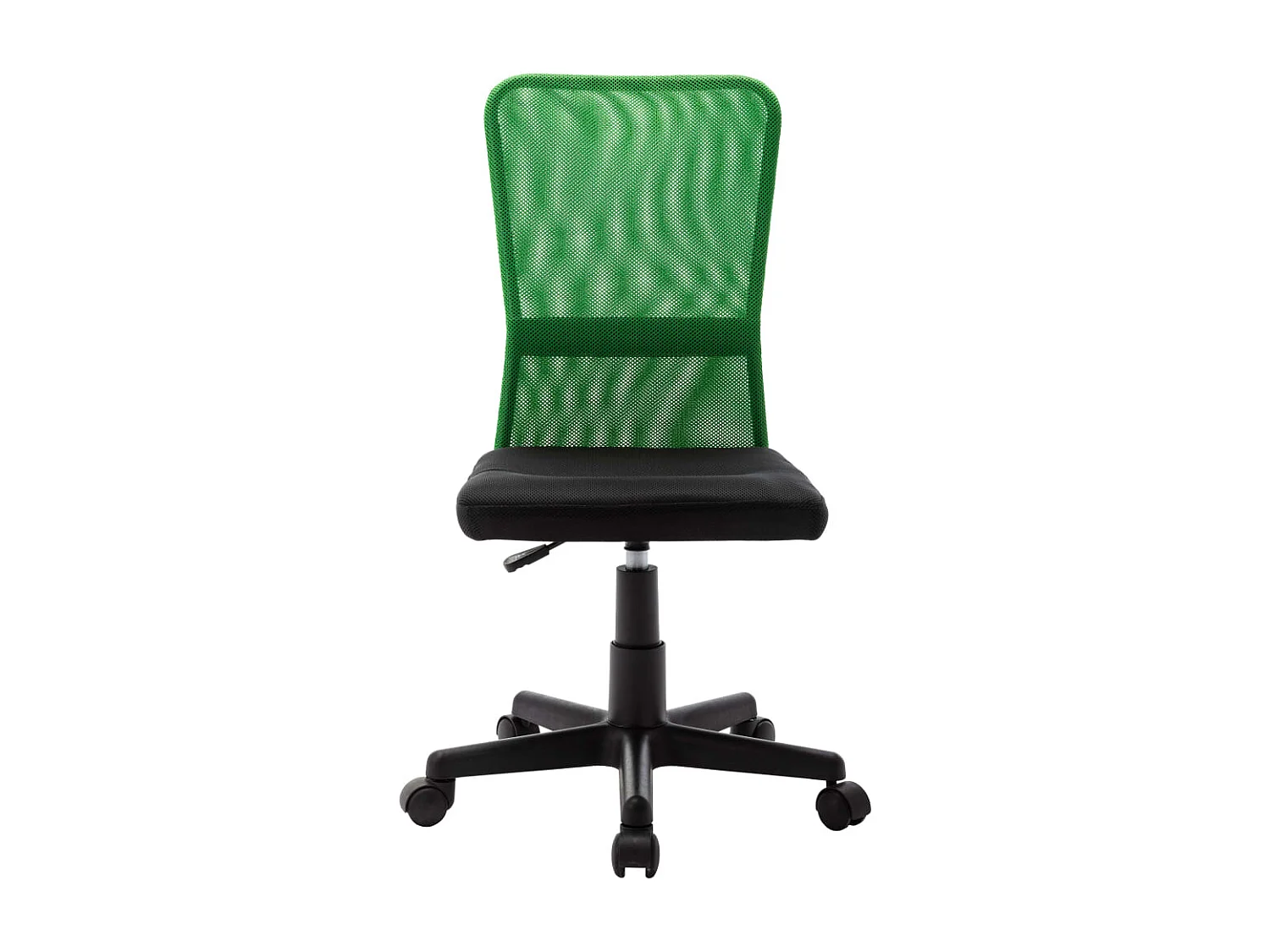 Kantoorstoel 44x52x100 cm mesh stof zwart en groen