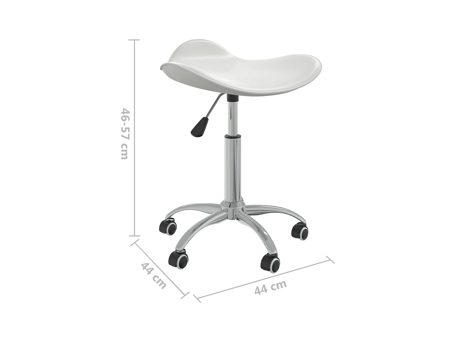 Bürostuhl Weiß Kunstleder