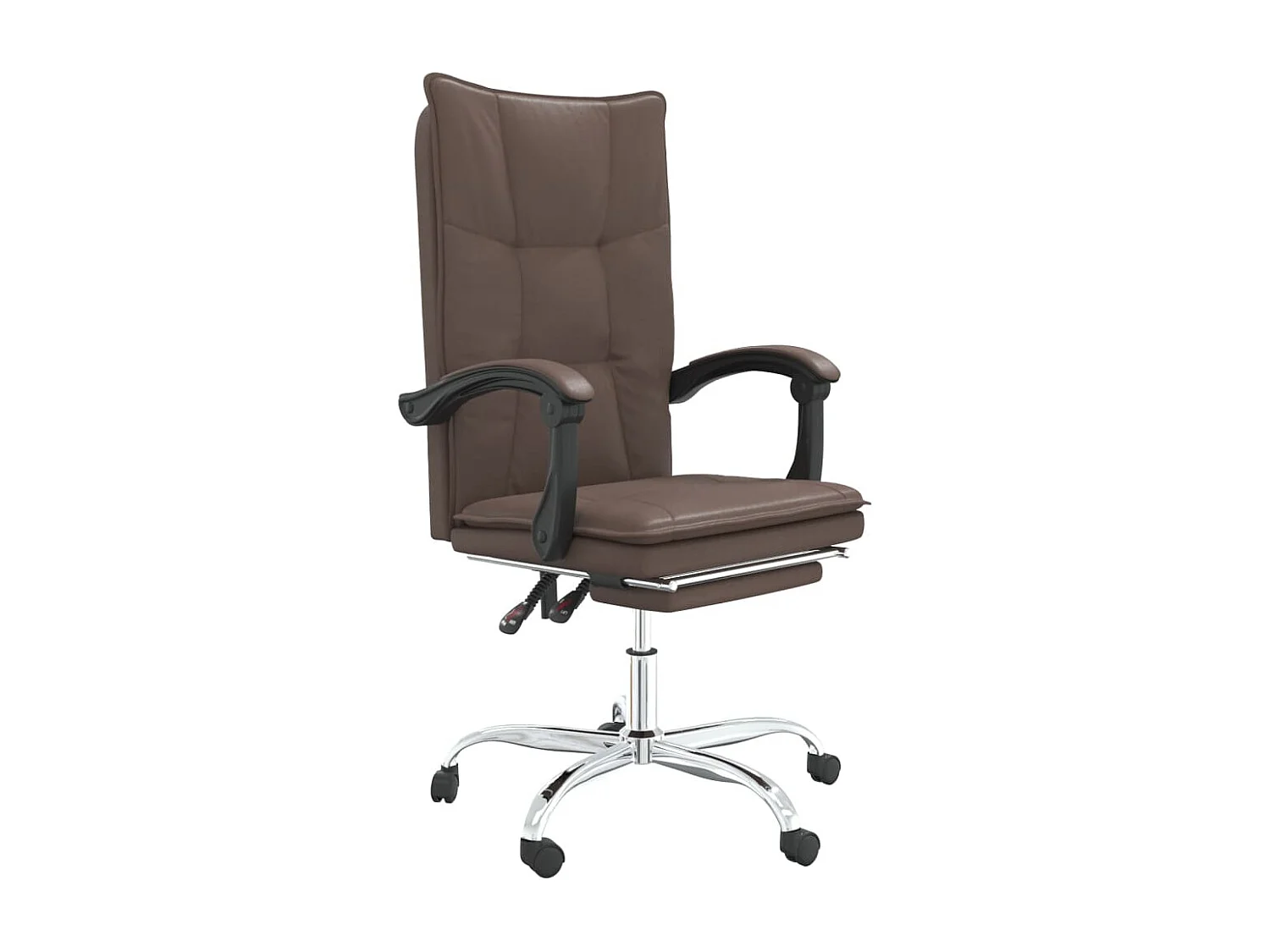 Fauteuil inclinable de bureau Marron Similicuir
