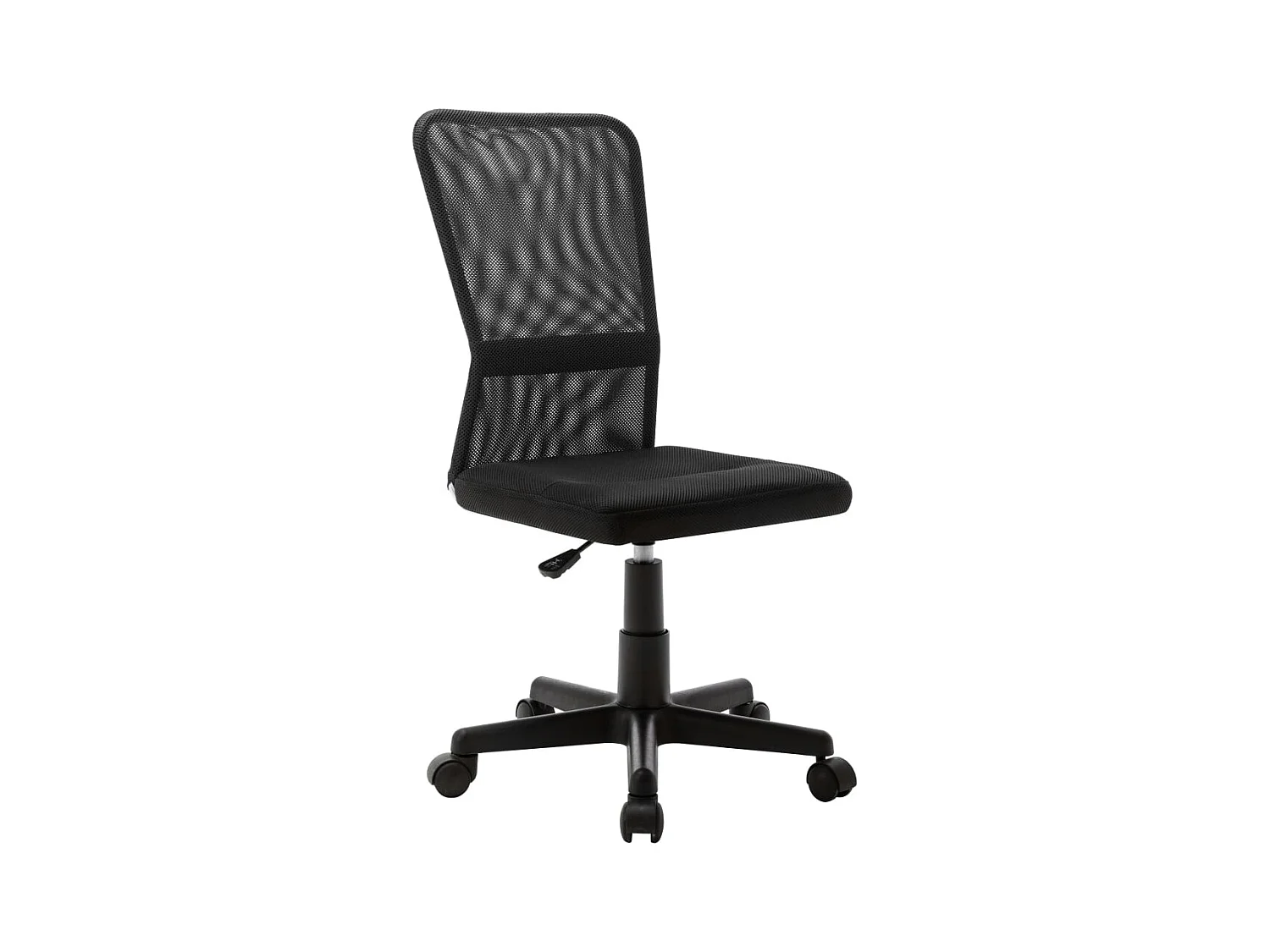 Chaise de bureau Noir 44x52x100 cm Tissu en maille