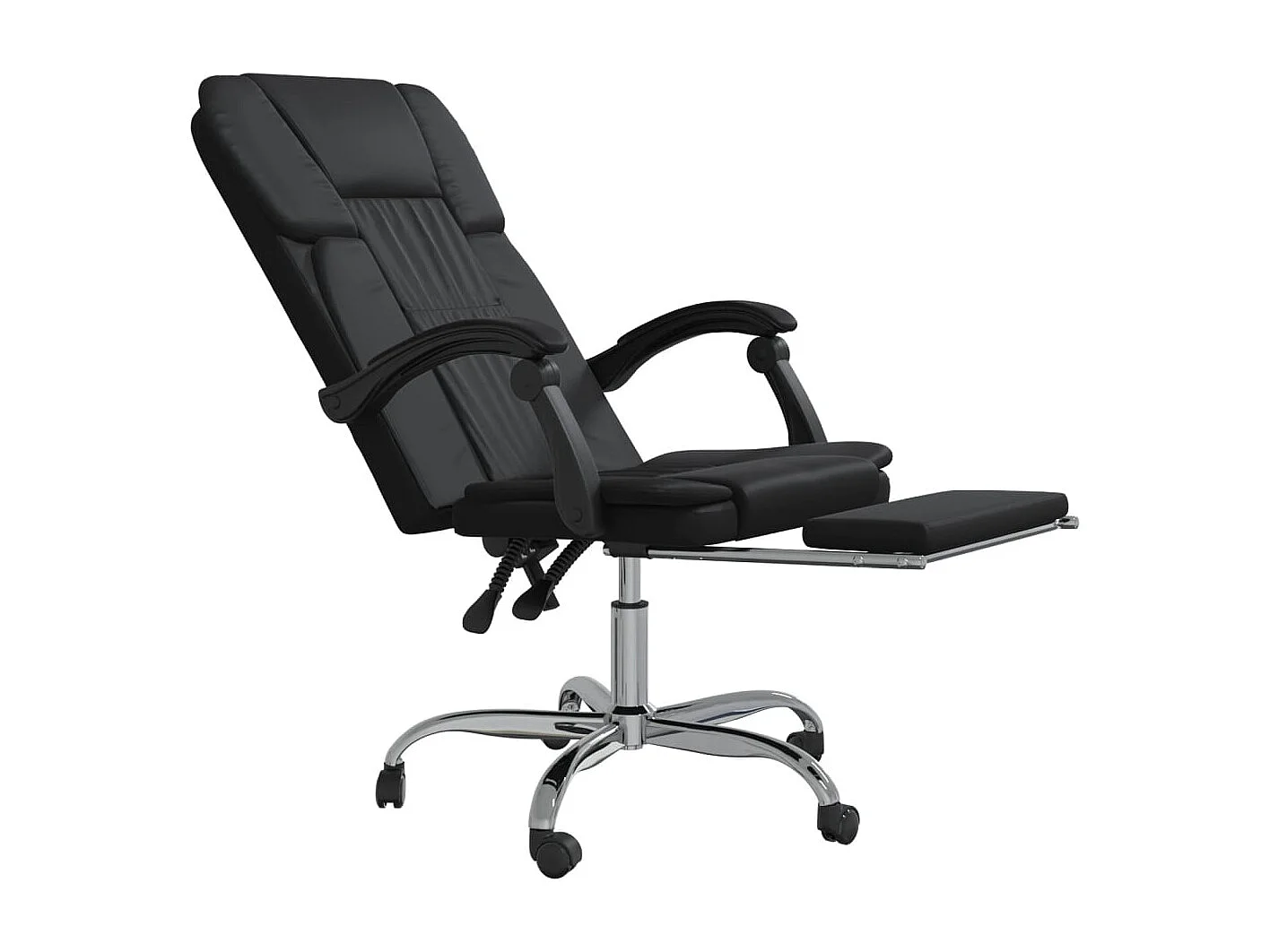 Fauteuil inclinable de bureau Noir Similicuir