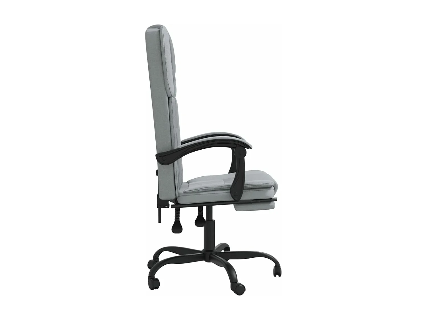 Fauteuil inclinable de bureau Gris clair Tissu