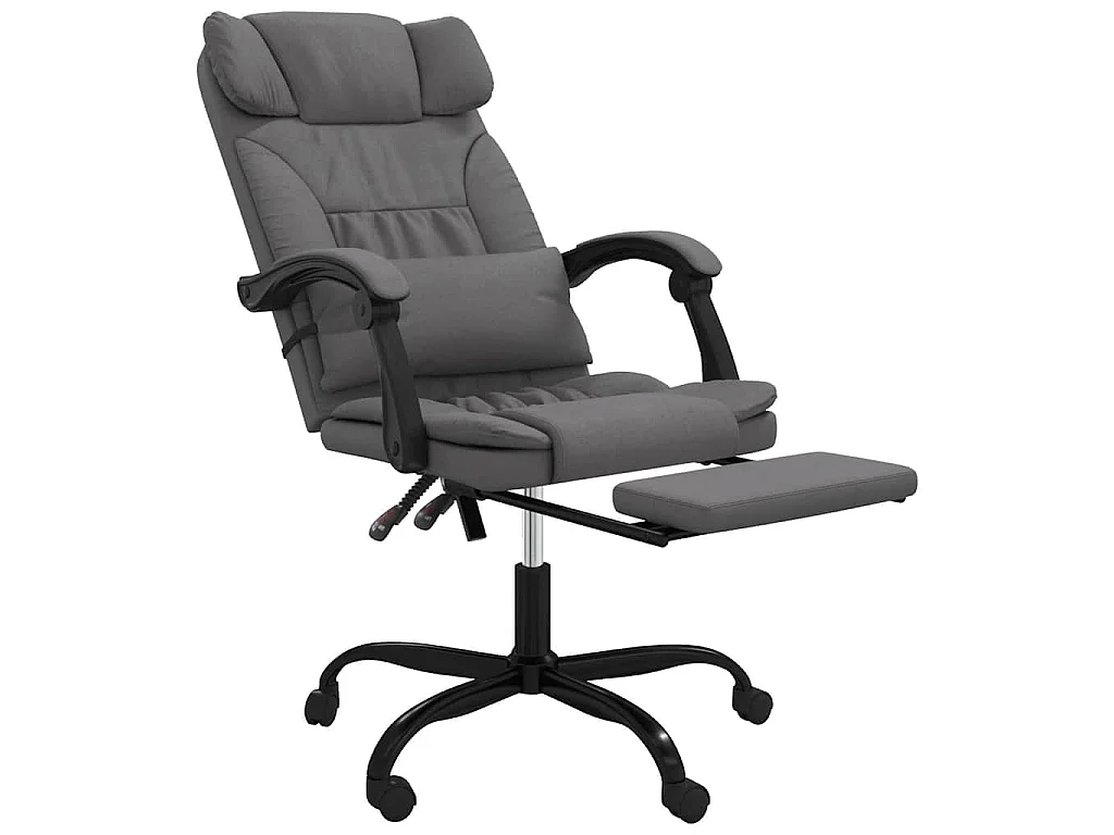 Fauteuil inclinable de bureau Gris Similicuir