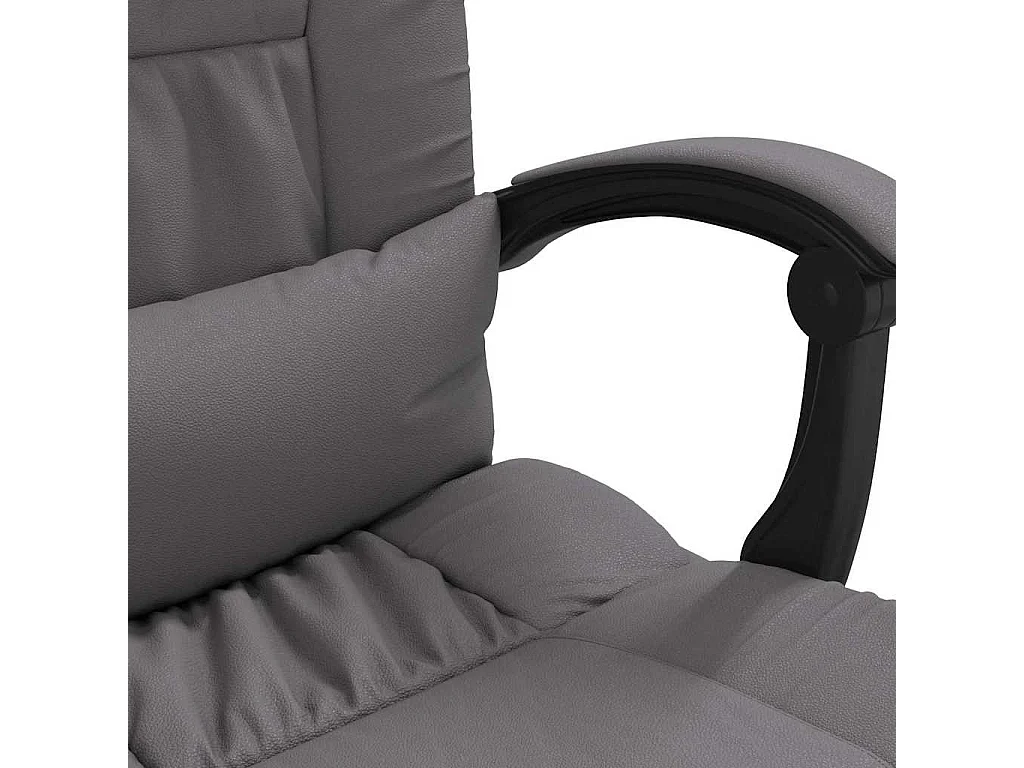 Fauteuil inclinable de bureau Gris Similicuir