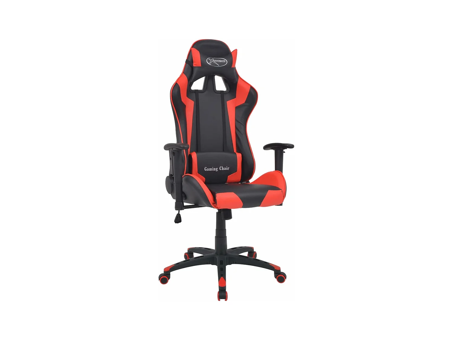 Bürostuhl Gaming-Stuhl Neigbar Kunstleder Rot