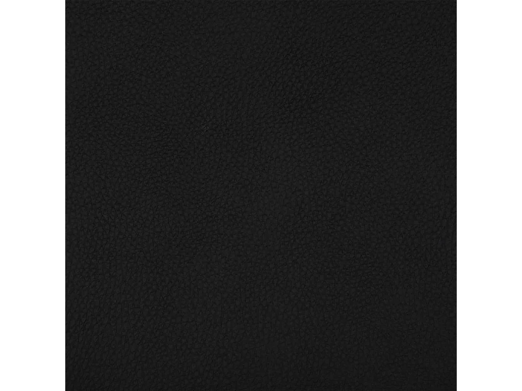 Chaise de bureau pivotante Noir Similicuir