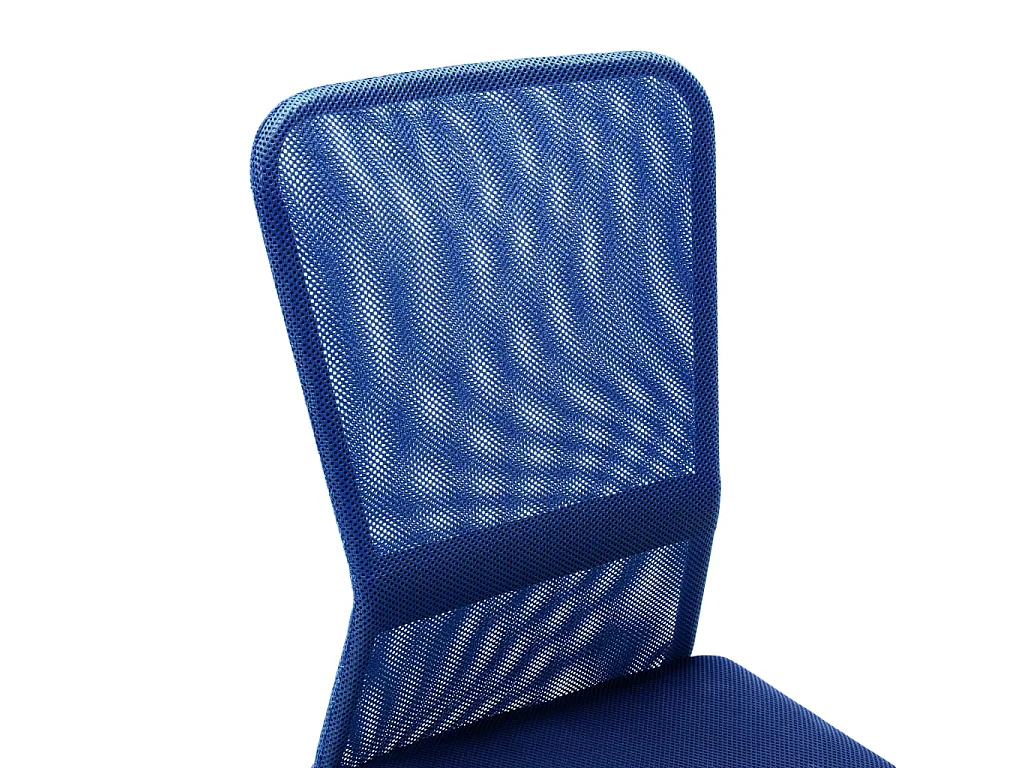 Chaise de bureau Bleu 44x52x100 cm Tissu en maille