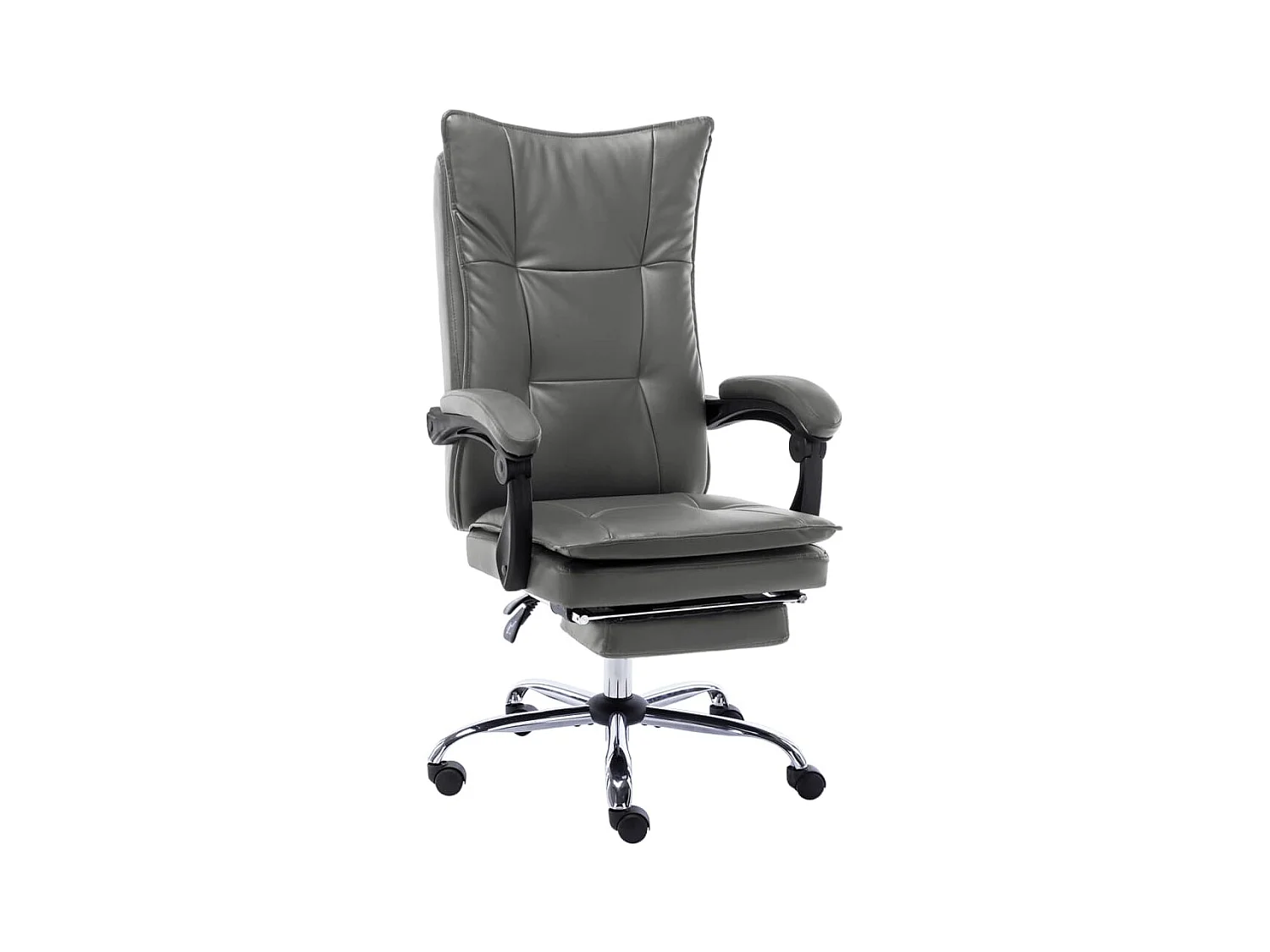 Chaise de bureau Anthracite Similicuir