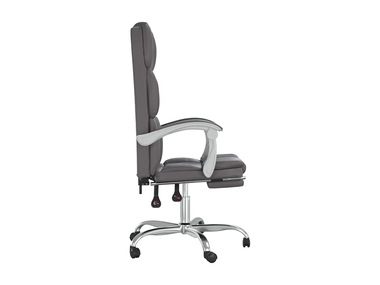 Fauteuil inclinable de bureau Gris Similicuir