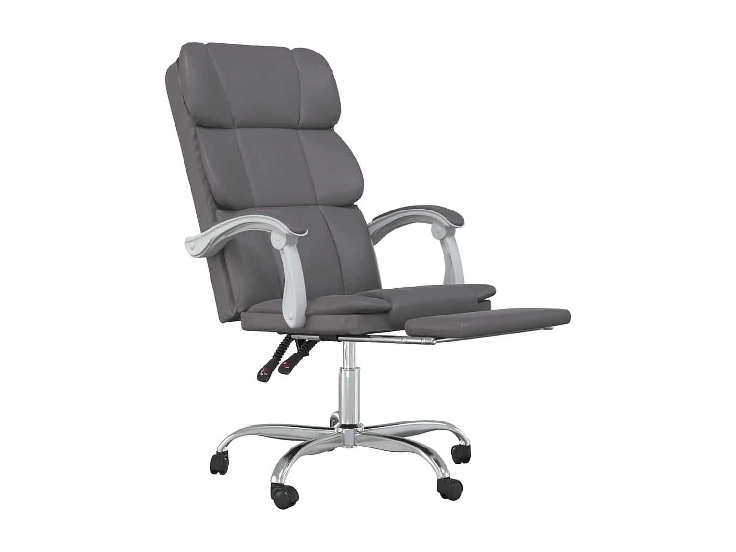 Fauteuil inclinable de bureau Gris Similicuir