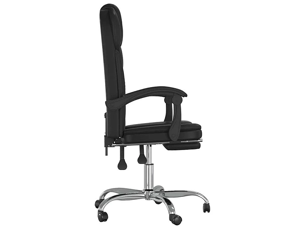 Fauteuil inclinable de bureau Noir Similicuir
