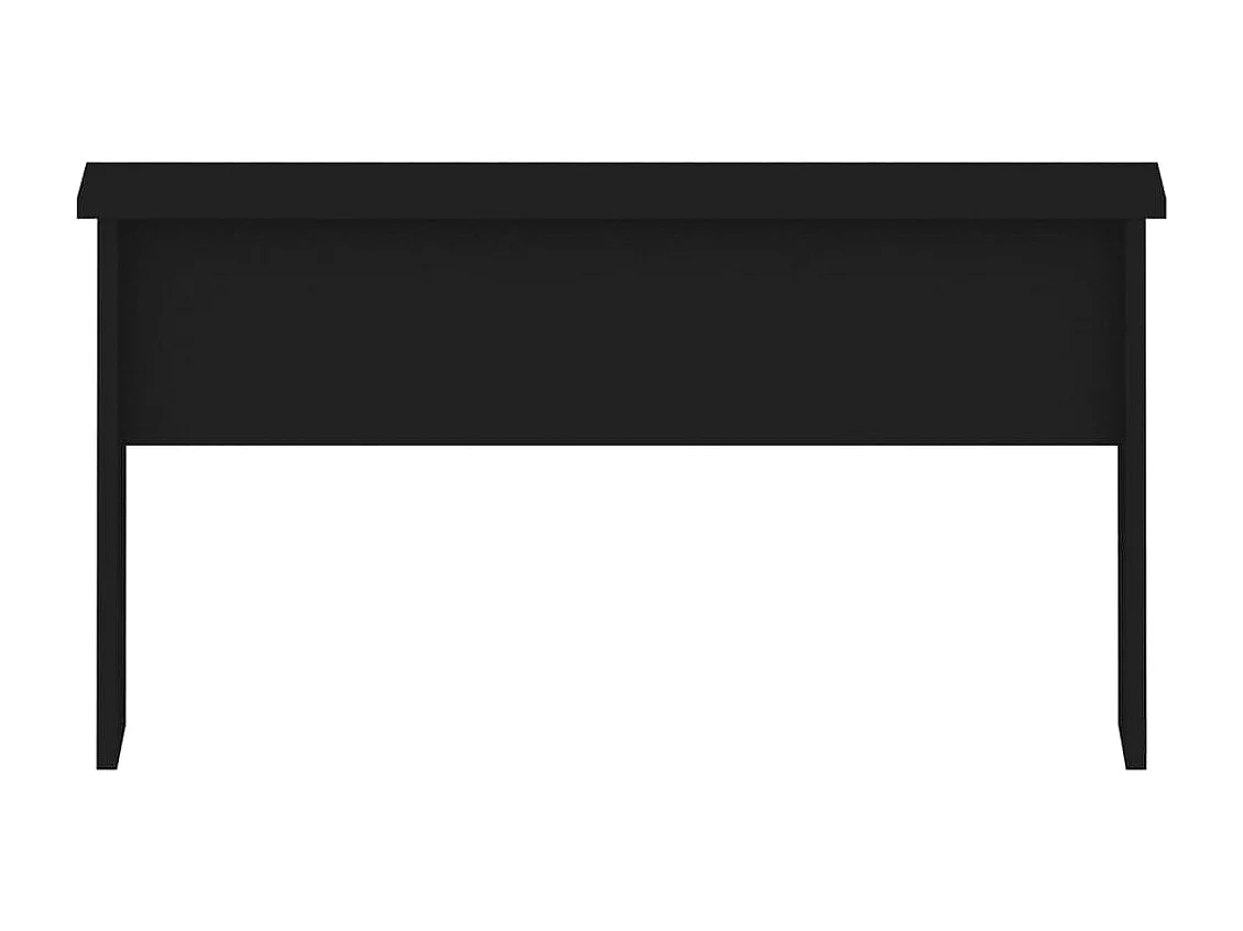 Table basse noir 80x50,5x41,5 cm bois d'ingénierie